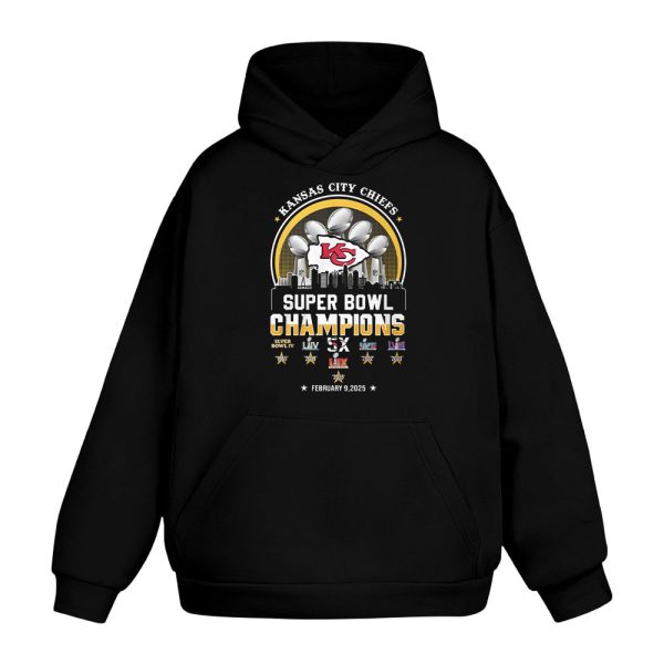 Chiefs 5X Super Bowl Champions Shirt 2