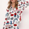 Free Palestine Satin Pajama Set