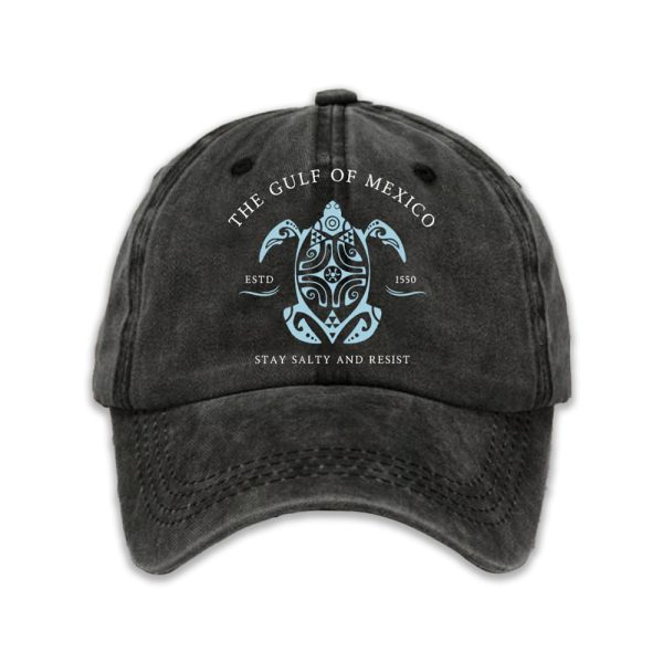 The Gulf Of Mexico ESTD 1550 Stay Salty And Resist Cap