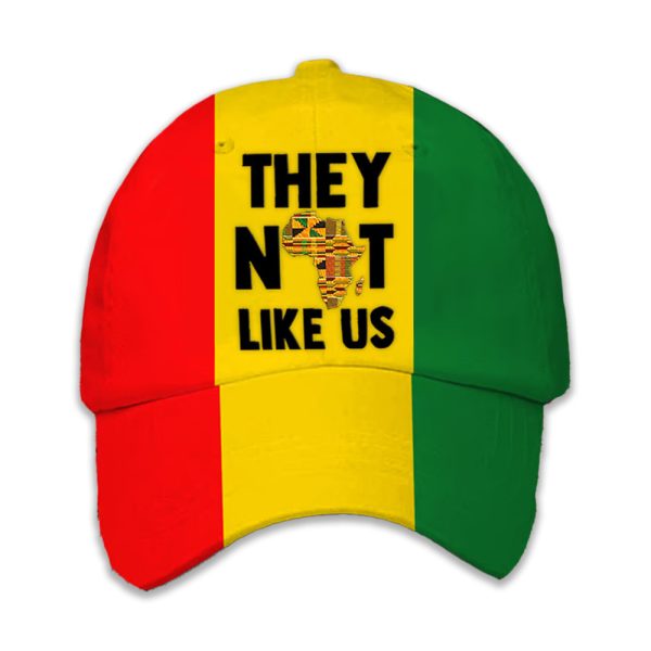 They Not Like Us Black History Month Print Baseball Cap