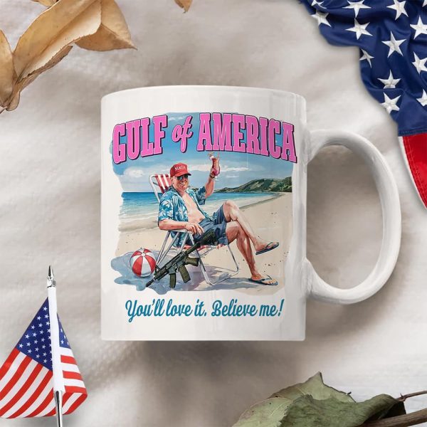 Trump Gulf of America Beach Mug 1