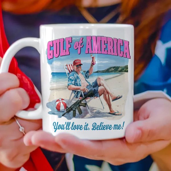 Trump Gulf of America Beach Mug 3