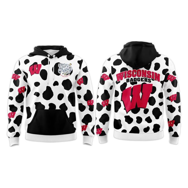 Wisconsin Basketball Cow Combo Hoodie