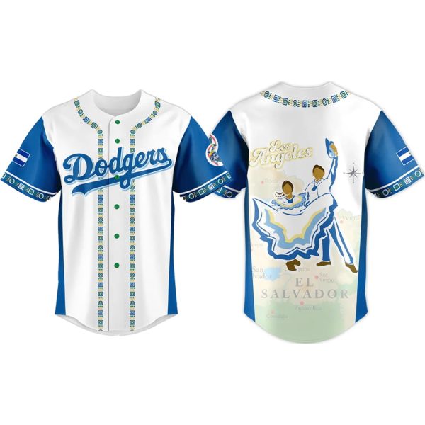 2025 Dodgers Salvadoran Heritage Night Jersey Giveaway