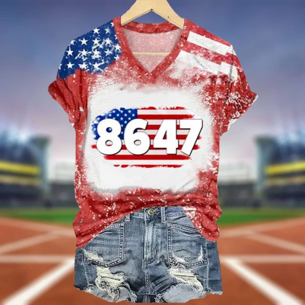 8647 American Flag Trump 3D Shirt 2