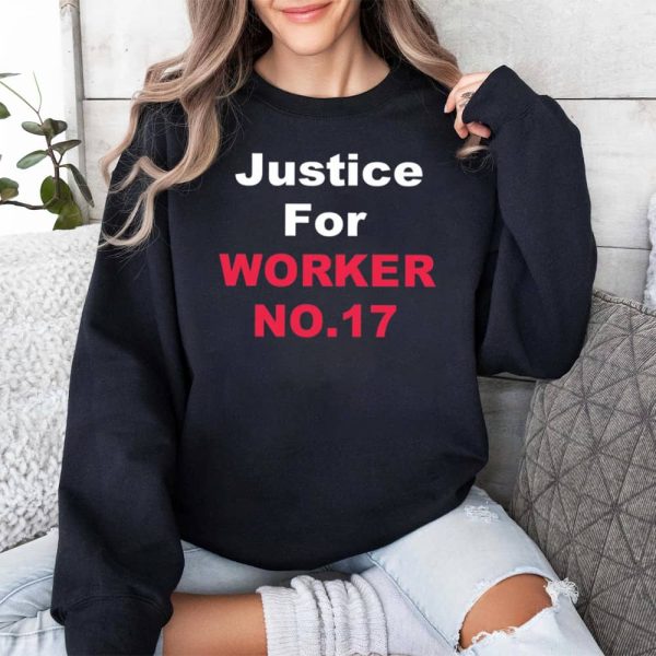 Arkadiy Telegin Justice For Worker 17 Shirt 3