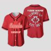 Canada Elbows Up Est 1867 Custom Name Baseball Jersey 2