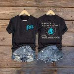 FDT Dear World We Are So Sorry Love Sane Americans Print T-Shirt