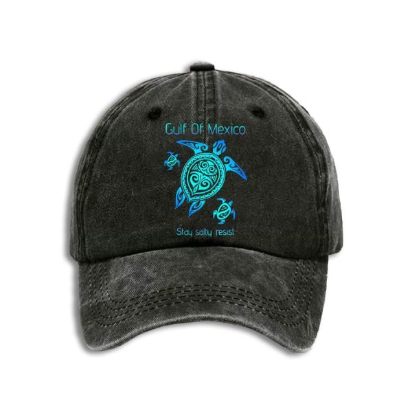 Gulf Of Mexico Stay Salty Resist Turtle Hat