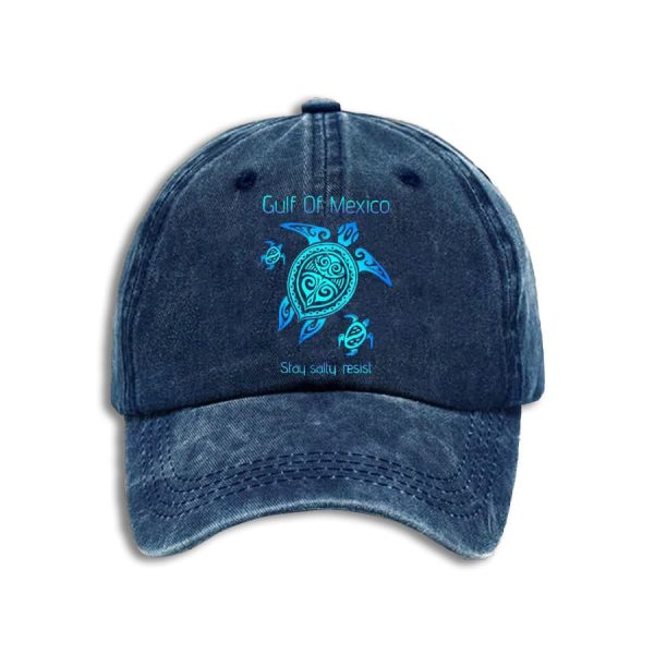 Gulf Of Mexico Stay Salty Resist Turtle Hat 2