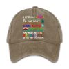 I Literally Want My Tax Dollars To Support National Parks Science Education Baseball Cap1 (1)