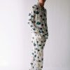 Kate The White Lotus Wine Print Pajamas