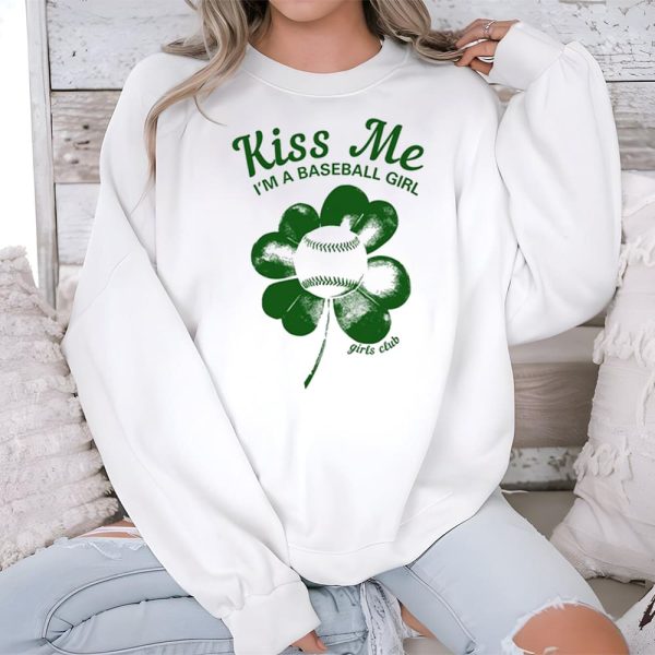 Kiss Me Baseball Girls Club Shirt 3