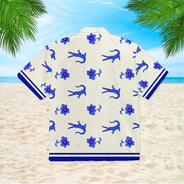 Lochlan Alligator Shirt White Lotus