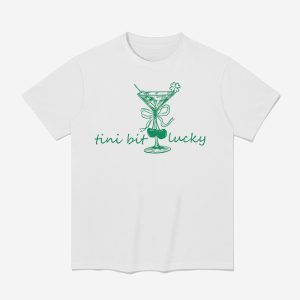 St. Patrick's Day Tini Bit Lucky Martini Shirt