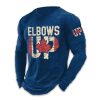 MenS Retro Canada Elbows Up Print T Shirt 3