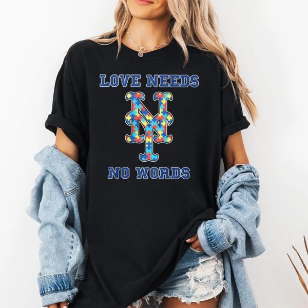 Mets Love Needs No Words Shirt