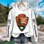 Protect Our National Parks Hot Spots Print Hoodie