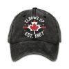 Retro Elbows Up Canada Est 1867 Printed Baseball Cap