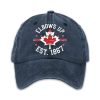 Retro Elbows Up Canada Est 1867 Printed Baseball Cap 2