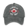 Retro Elbows Up Canada Est 1867 Printed Baseball Cap 3