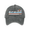 Retro Gulf Of America Est 2025 Palm Trees Print Baseball Cap 2