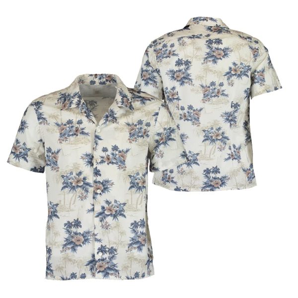 Rick Hatchett The White Lotus Eleventy Floral Bowling Shirt