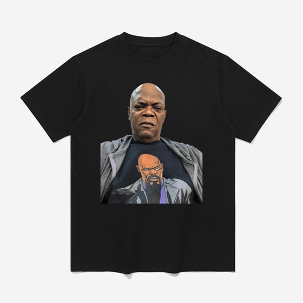 Samuel L. Jackson Wearing A Shirt Of Himself Shirt