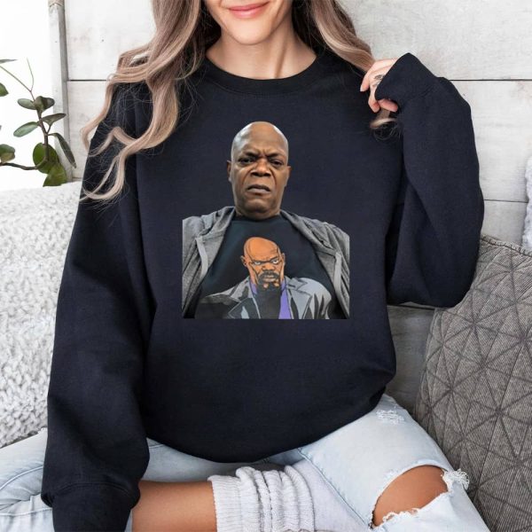 Samuel L Jackson Wearing A Shirt Of Himself Shirt 3