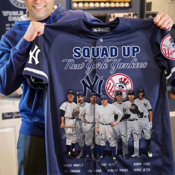 Squad Up Yankees Signature Baseball Jersey