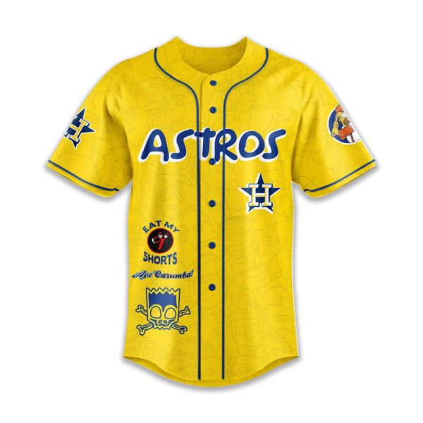 The Simpsons Astros Jersey 2025 2