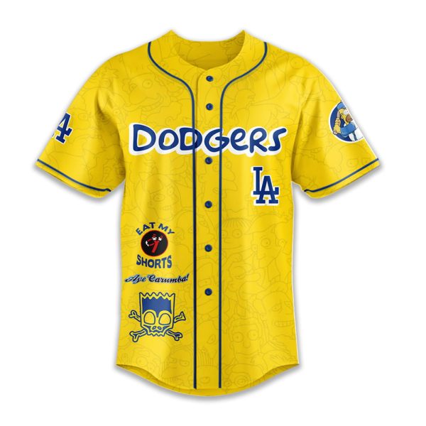 The Simpsons Dodgers Jersey 2025 2