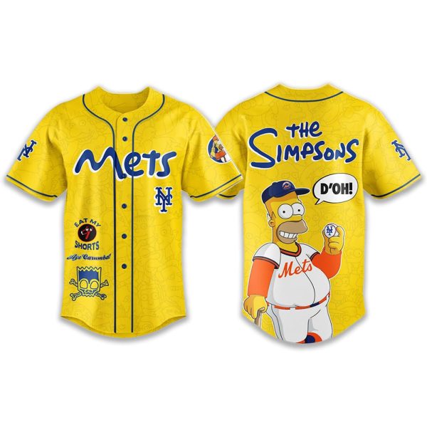 The Simpsons Mets Jersey 2025