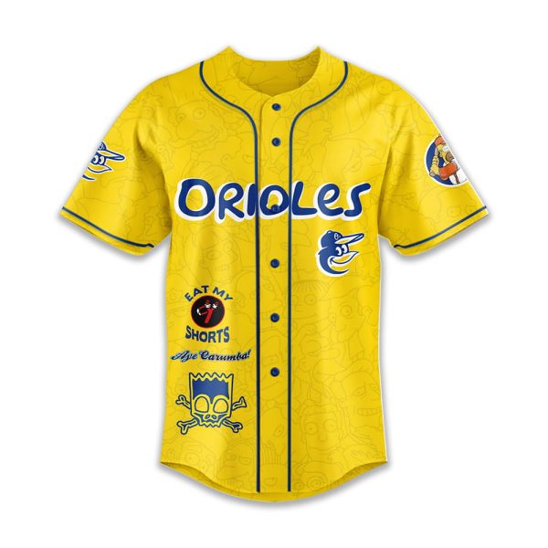 The Simpsons Orioles Jersey 2025 2