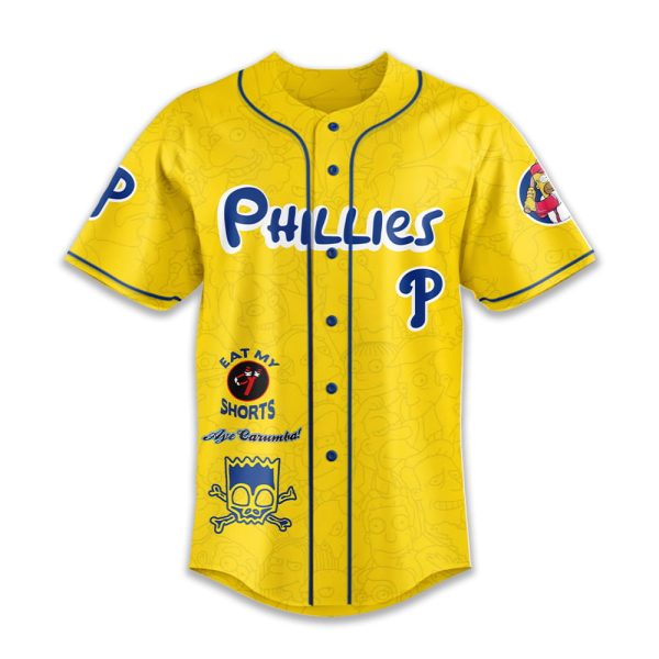 The Simpsons Phillies Jersey 2025 2