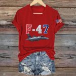 Trump America F-47 Fighter Shirt