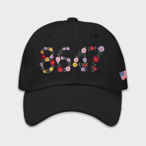 Unisex American 8647 Floral Cotton Hat