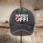 Unisex Hands Off Protest Print Hat