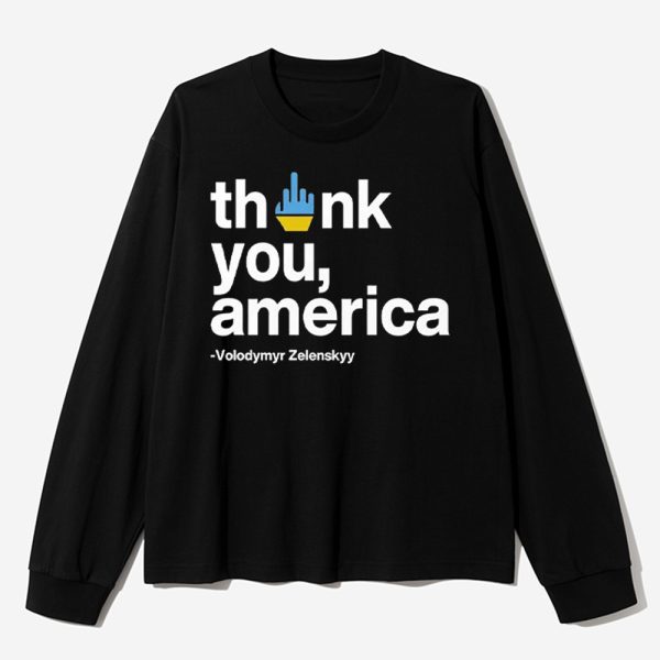 Volodymyr Zelensky Thank You America Fuck Shirt 3