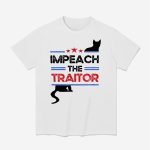 Women's Retro Impeach The Traitor Print T-Shirt