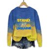 Women's Stand With Ukraine Flag Color Sweatshirt