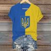 Womens We Stand With Ukraine Print T shirt 2