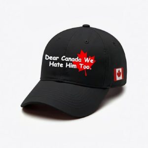 Retro Dear Canada We Hate Him Too Pride Baseball Cap