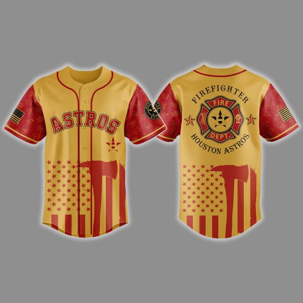 Astros Firefighter Appreciation Night 2025 Jersey