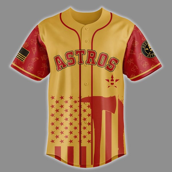 Astros Firefighter Appreciation Night 2025 Jersey 2