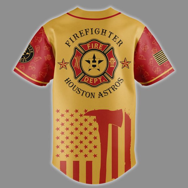 Astros Firefighter Appreciation Night 2025 Jersey 3