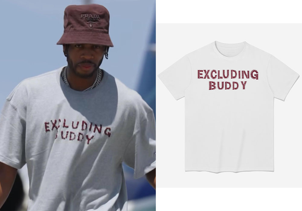 Buddy rocking the Excluding Buddy shirt
