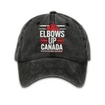 Elbows Up Canada Never Mistake Kindness For Weakness Baseball Cap