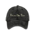 FDT Feeling Dog Tired Print Baseball Cap
