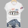 FDT Penguins Resist Tariffs Save Our Democracy Shirt 3